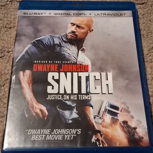SNITCH on BLU-RAY + DIGITAL COPY Dwayne Johnson
